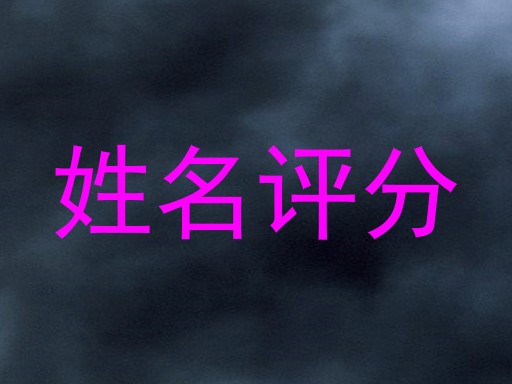 姓名评分