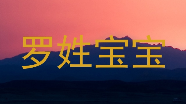 罗姓宝宝