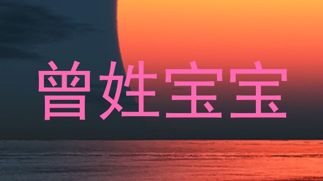 曾姓宝宝