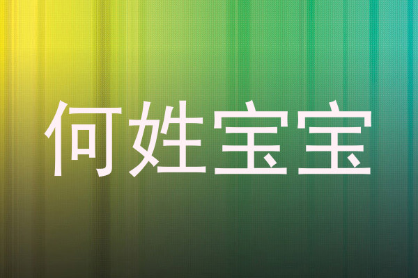 何姓宝宝