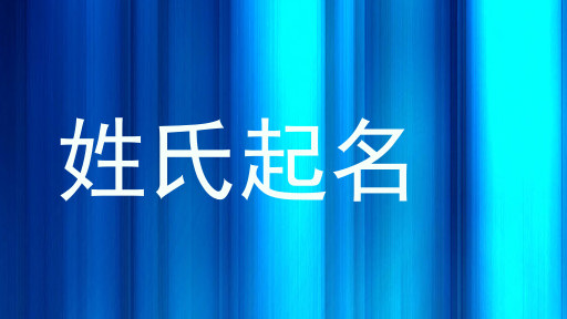 姓氏起名