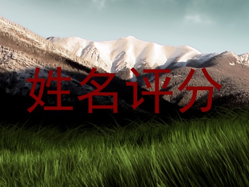 姓名评分