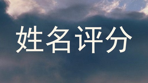 姓名评分