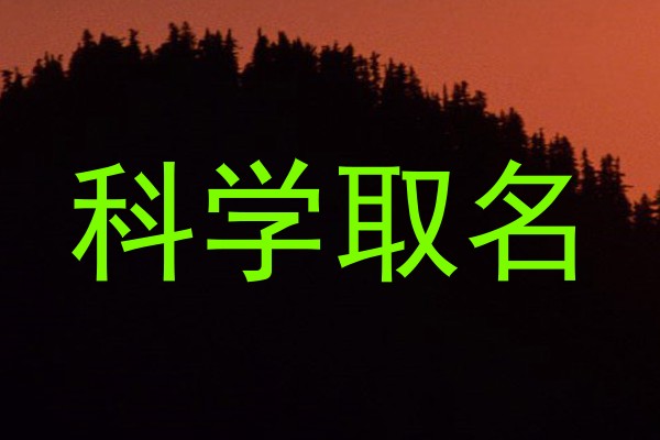 科学取名