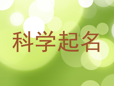 科学起名