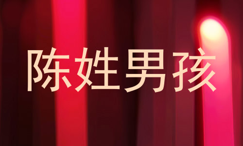 陈姓男孩
