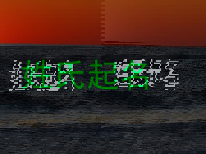 姓氏起名