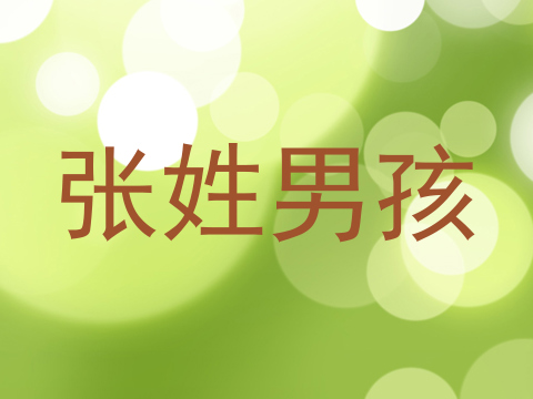 张姓男孩