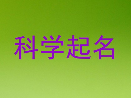 科学起名