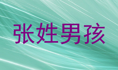 张姓男孩