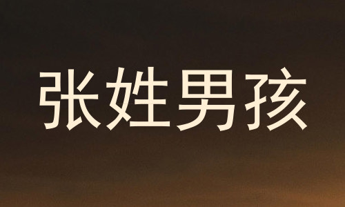 张姓男孩