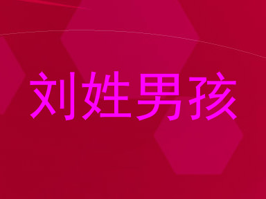刘姓男孩