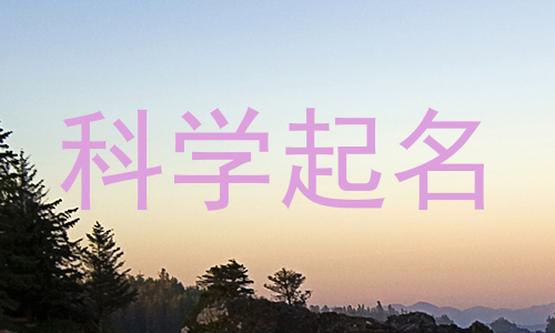 科学起名