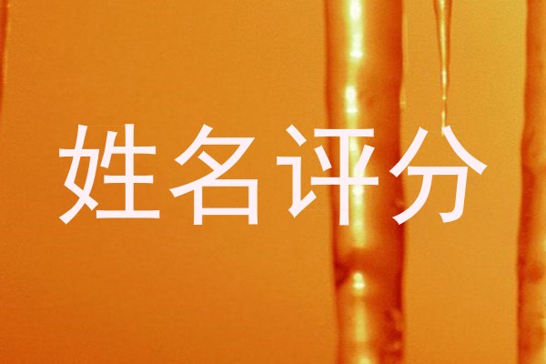 姓名评分