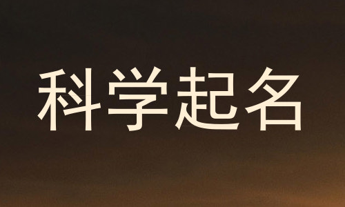 科学起名