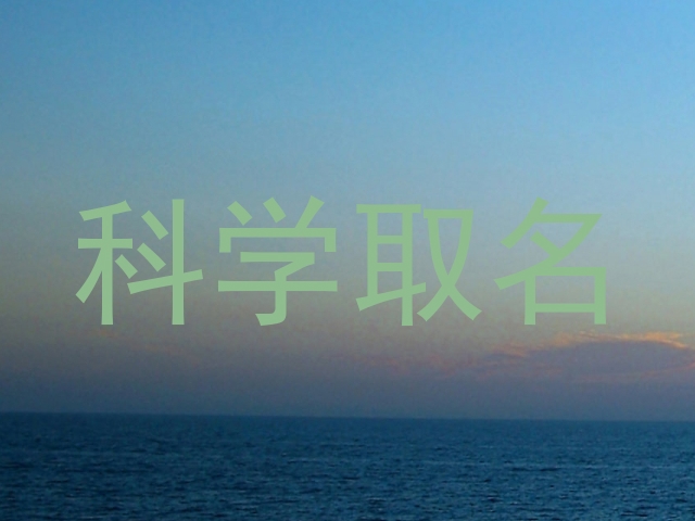 科学取名
