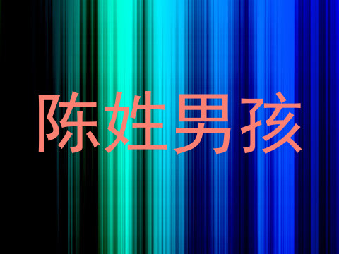 陈姓男孩