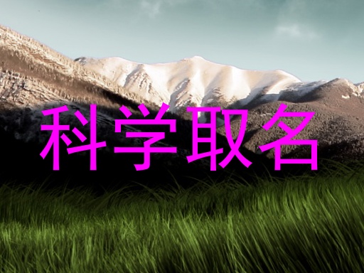 科学取名