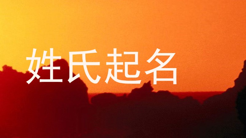 姓氏起名