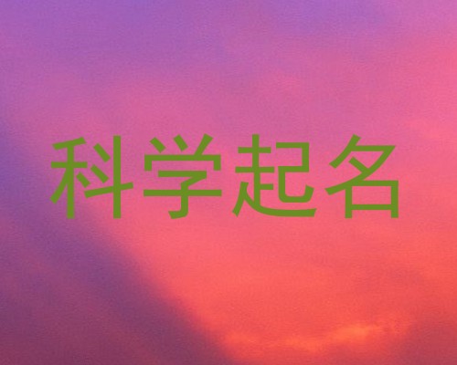 科学起名