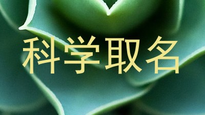 科学取名