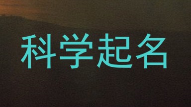 科学起名