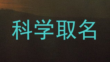 科学取名