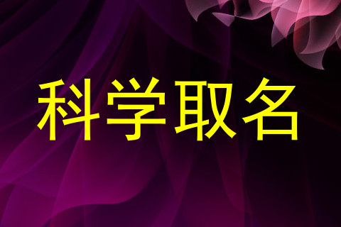 科学取名