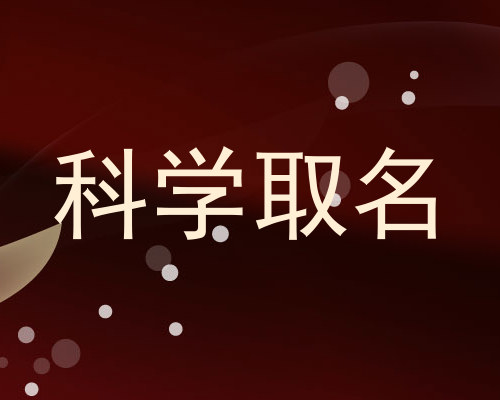 科学取名