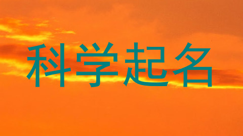 科学起名