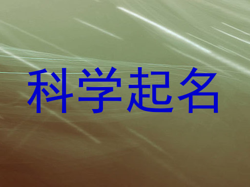 科学起名