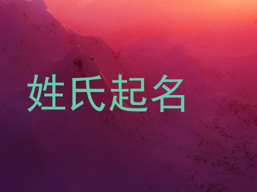 姓氏起名