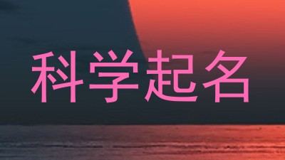 科学起名
