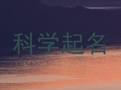 科学起名