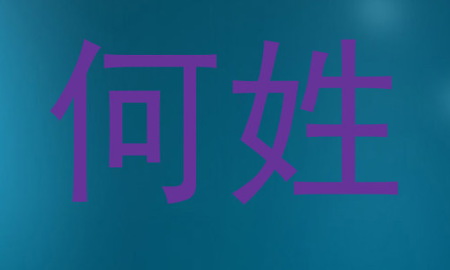 何姓