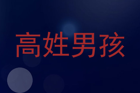 高姓男孩