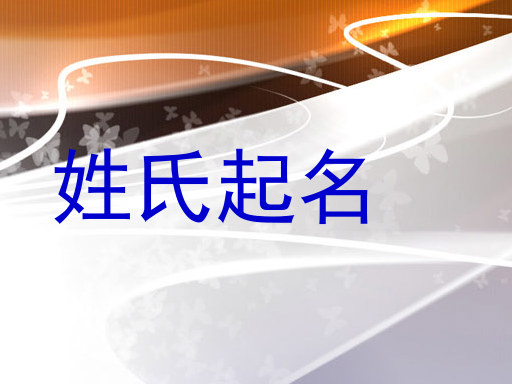姓氏起名