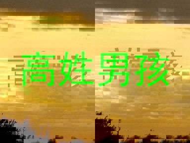 高姓男孩