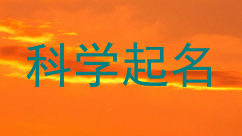 科学起名