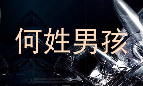 何姓男孩