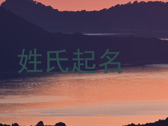 姓氏起名