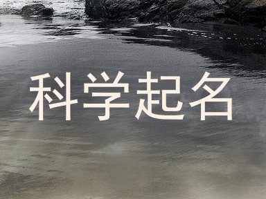 科学起名