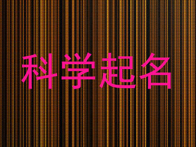 科学起名