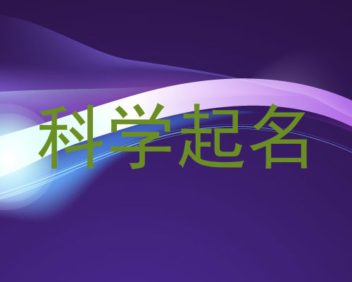 科学起名