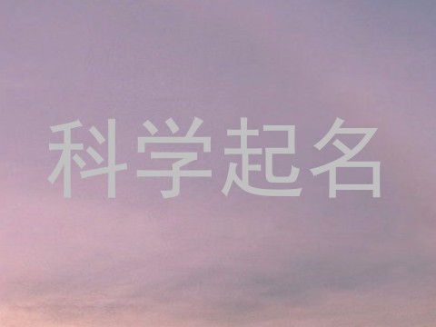 科学起名