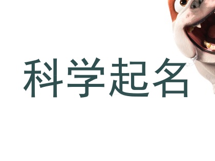 科学起名