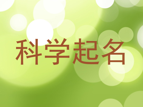 科学起名