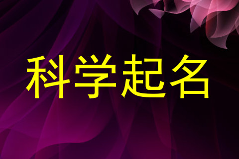 科学起名