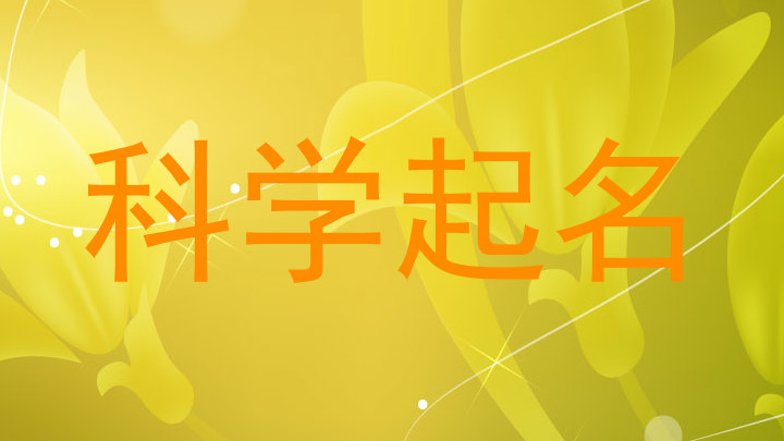 科学起名