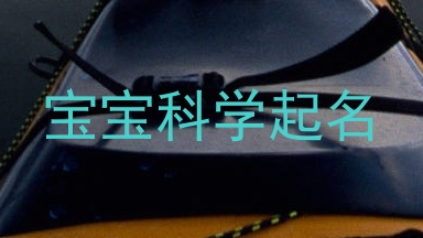 宝宝科学起名